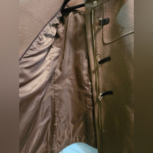 Cole Haan Wool faux fur coat - Picture 9 of 10